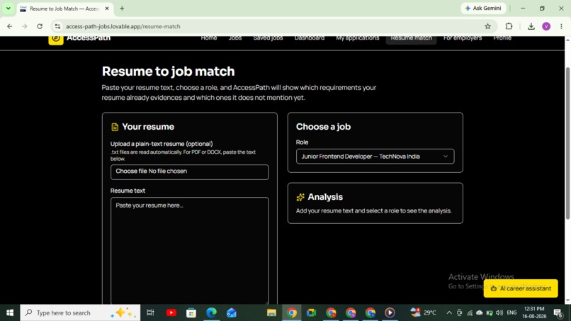 AccessPath AI – screenshot 2