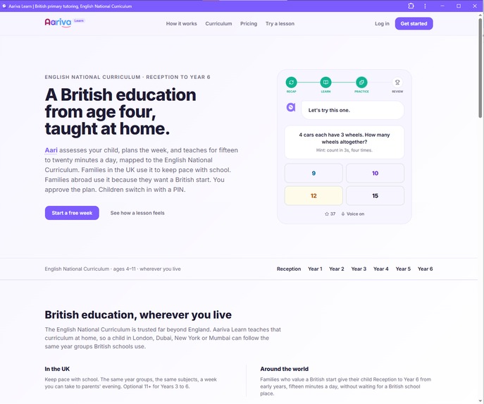 Aariva Learn – screenshot 1