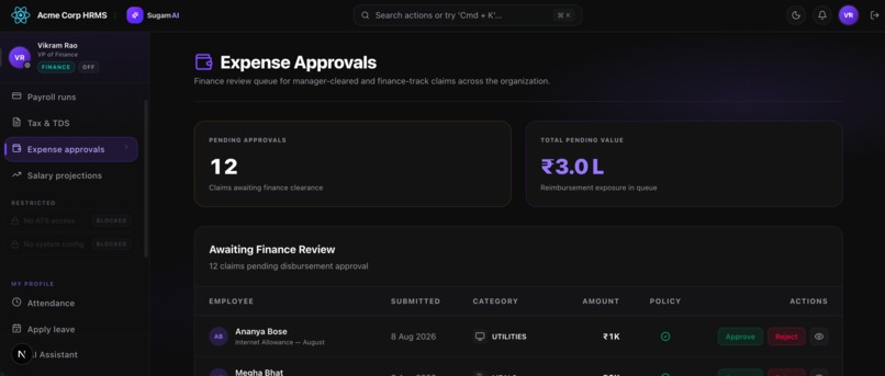 Sugam AI (HRMS)  – screenshot 9