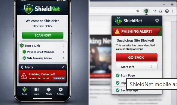 ShieldNet: Smart Defense Against Online Threats – screenshot 2