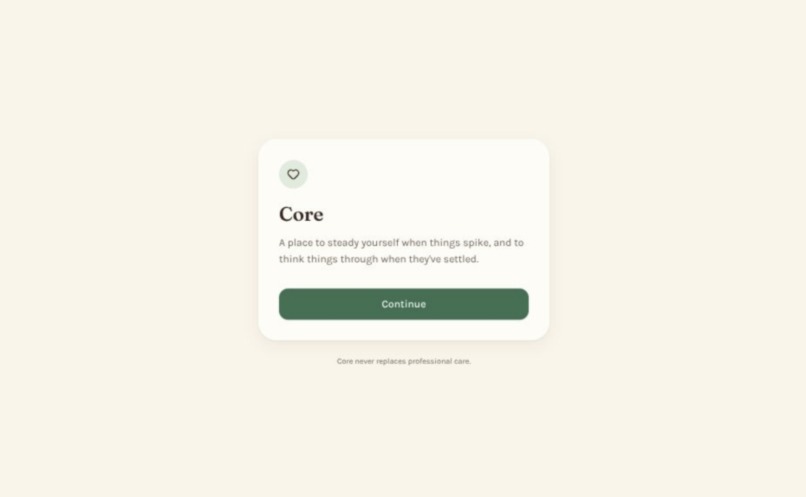 Core- Wellness App – screenshot 1