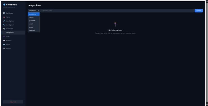 Columbina: AI-Native EDR – screenshot 2