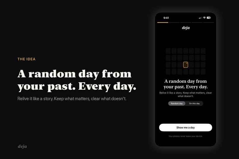  deja: Relive your camera roll – screenshot 2
