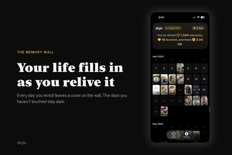  deja: Relive your camera roll – screenshot 1