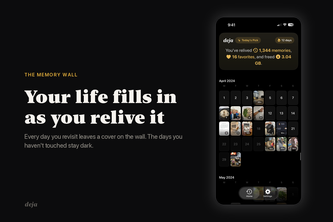  deja: Relive your camera roll