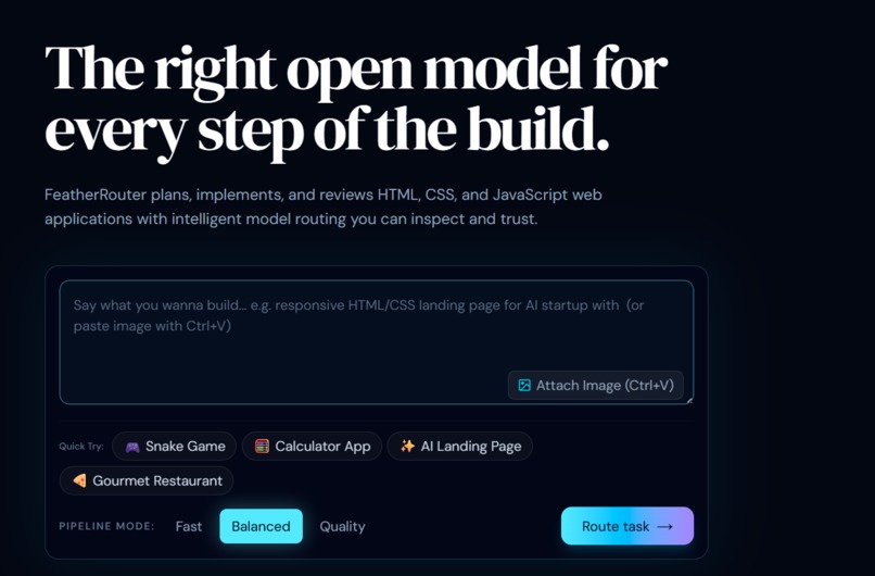 FeatherRouter – screenshot 2