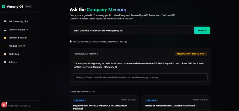 Company Memory OS – screenshot 4