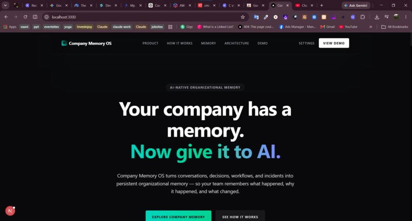Company Memory OS – screenshot 6