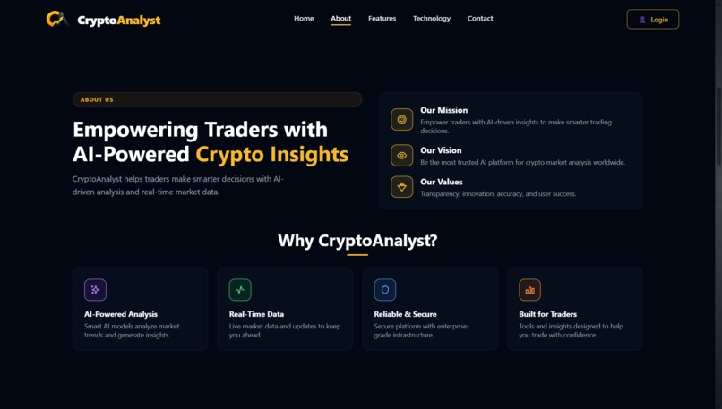 CryptoAnalyst – screenshot 2