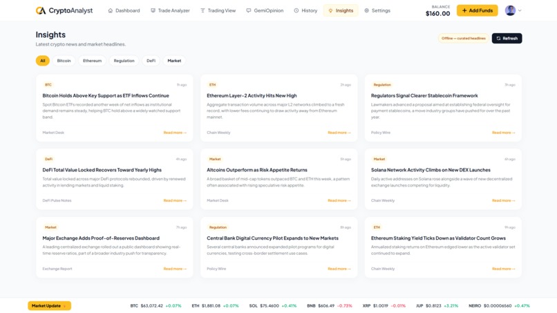 CryptoAnalyst – screenshot 9