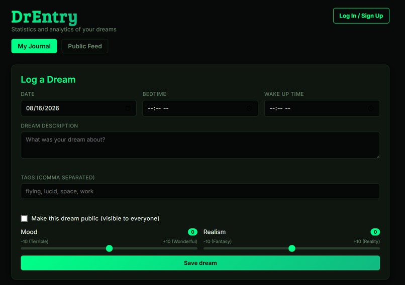 DrEntry – screenshot 1