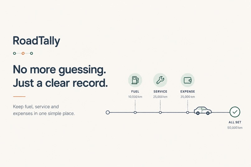RoadTally: Your Private Vehicle Logbook – screenshot 1