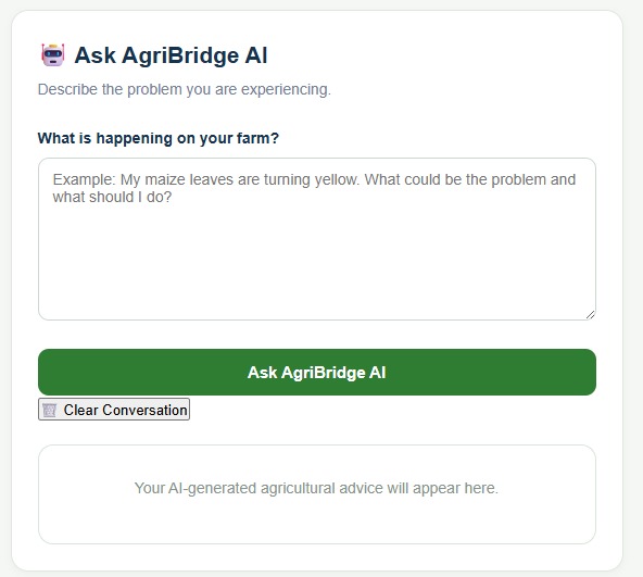 AgriBridge AI – screenshot 2
