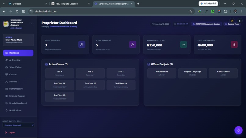 SchoolOS AI – screenshot 2