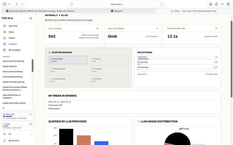 Tcher – AI-Powered Learning – screenshot 6
