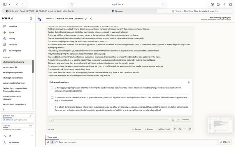 Tcher – AI-Powered Learning – screenshot 12