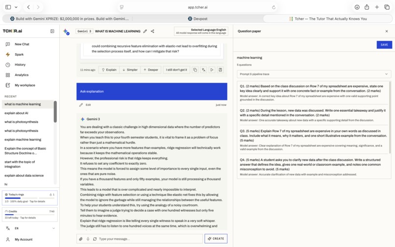 Tcher – AI-Powered Learning – screenshot 14