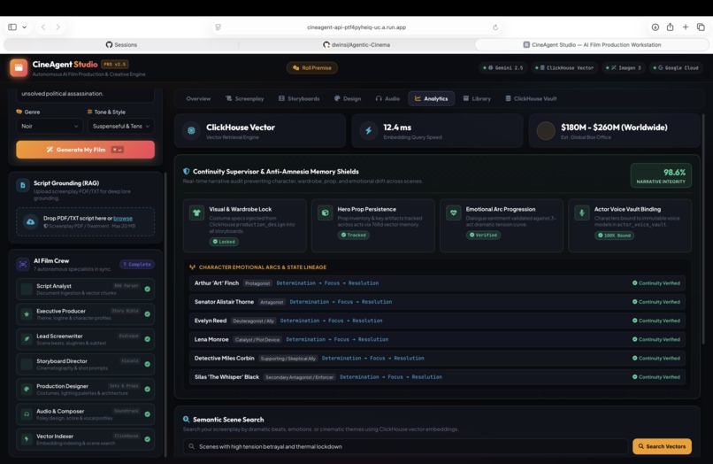 CineAgent Studio – screenshot 1