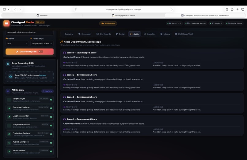 CineAgent Studio – screenshot 2