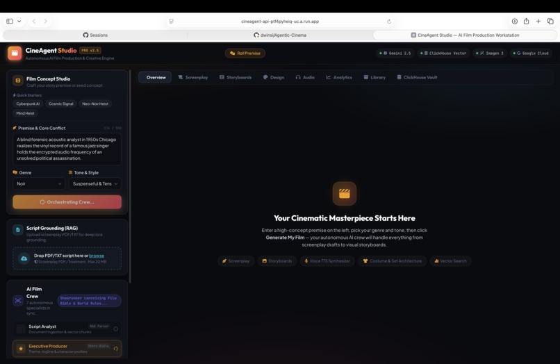 CineAgent Studio – screenshot 5