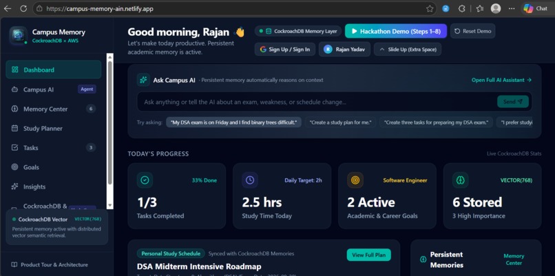 Campus Memory Ai  – screenshot 1