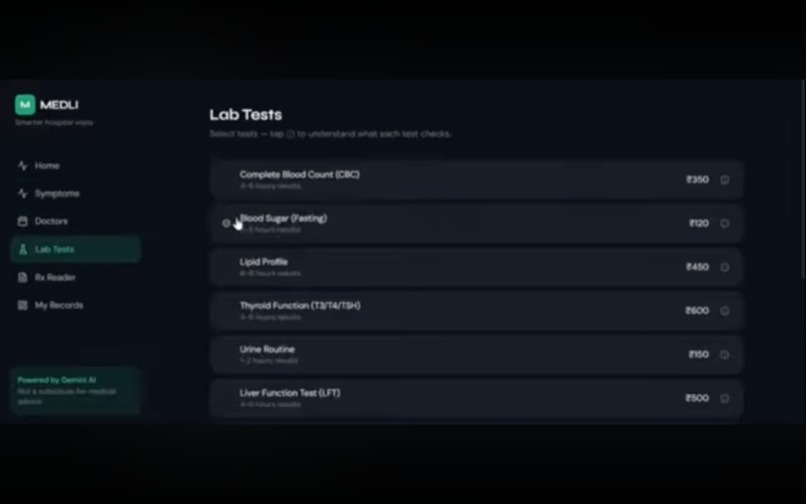 MEDLI – screenshot 2