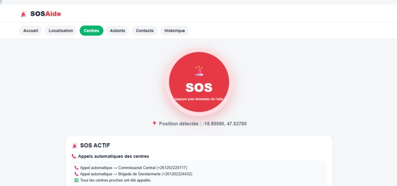 SOSAide  – screenshot 1