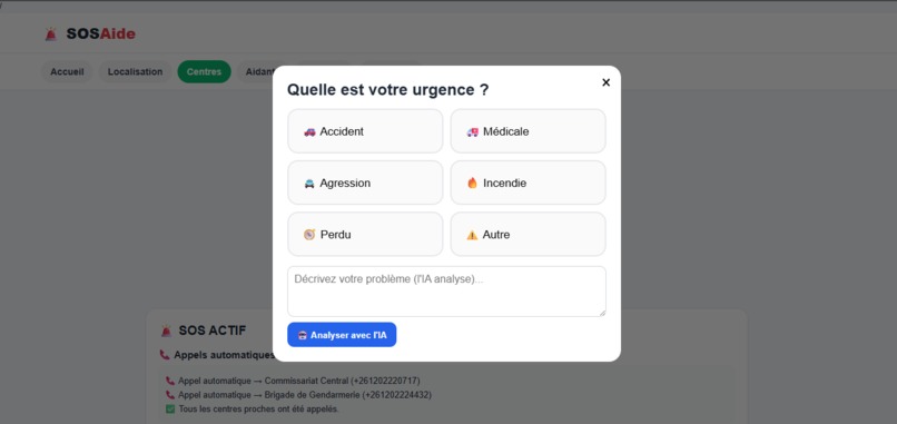SOSAide  – screenshot 2