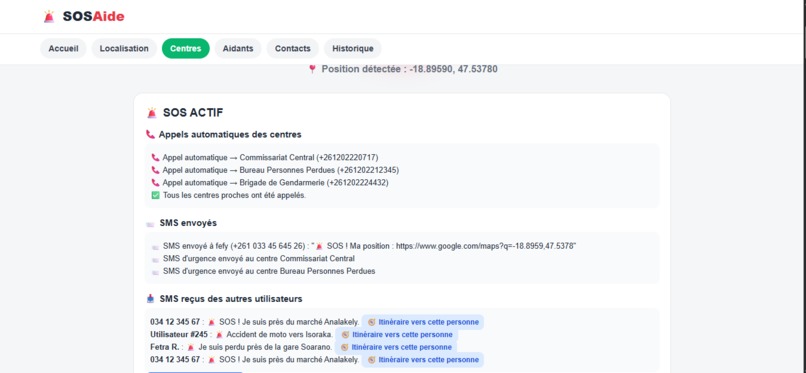 SOSAide  – screenshot 8