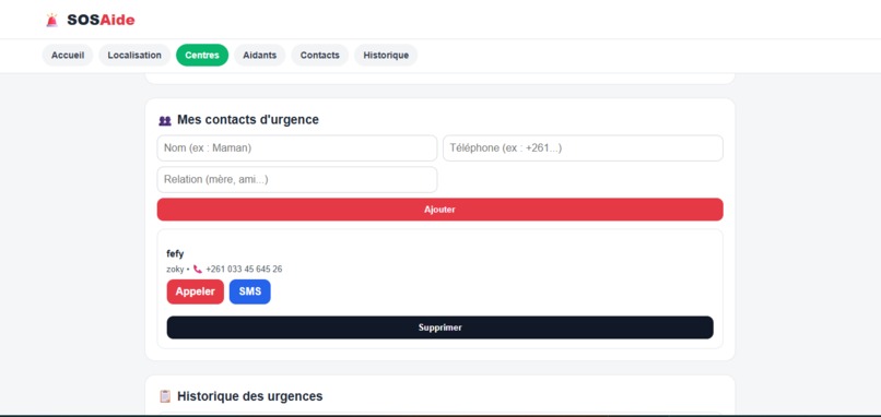SOSAide  – screenshot 9