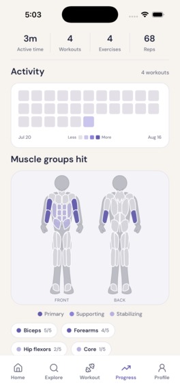 AdaptFit – screenshot 1