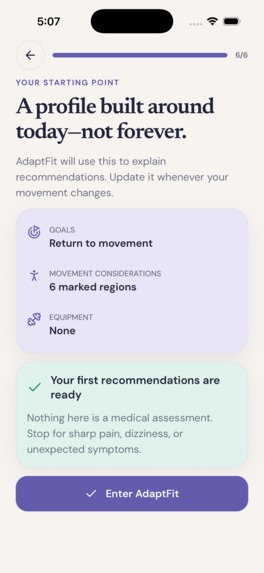 AdaptFit – screenshot 7