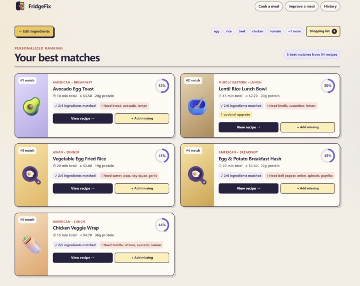 FridgeFix – screenshot 3