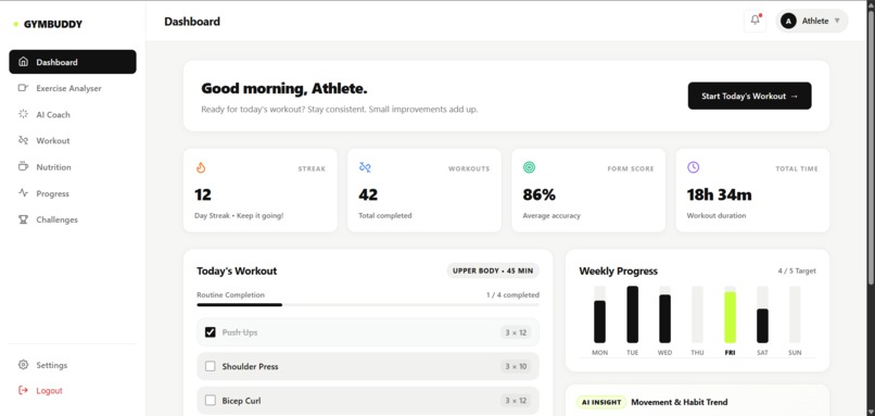 GymBuddy – screenshot 2