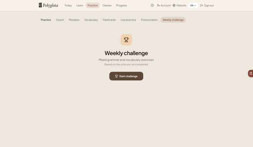 Polyglota – screenshot 1