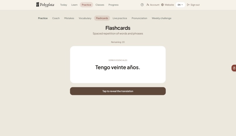 Polyglota – screenshot 2