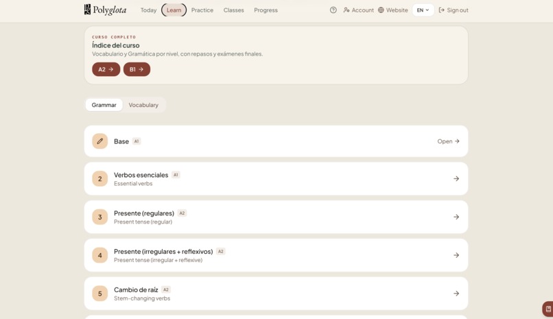 Polyglota – screenshot 4