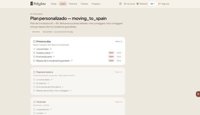 Polyglota – screenshot 10