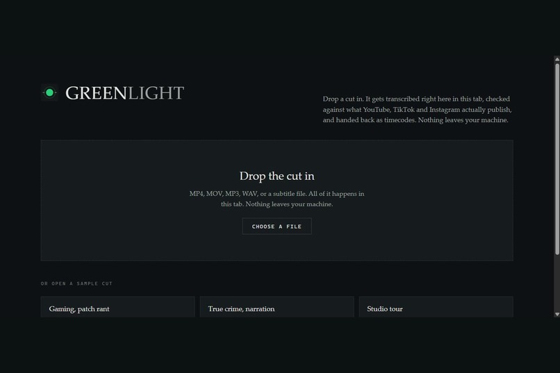 Greenlight – screenshot 1