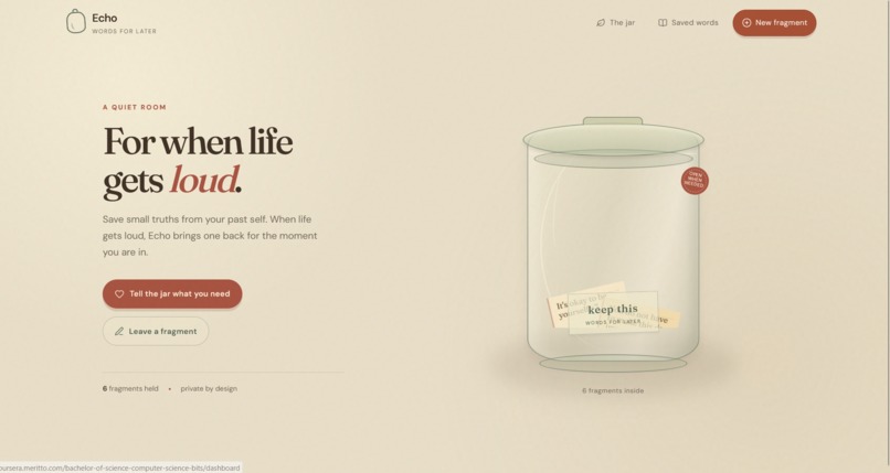 Echo – screenshot 1