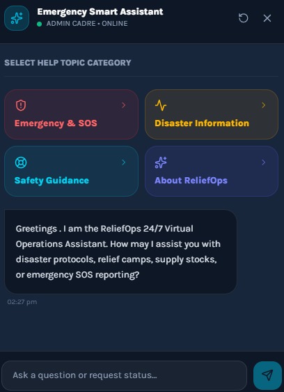 Ai based disaster relief and resources allocation system – screenshot 11