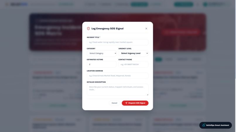Ai based disaster relief and resources allocation system – screenshot 6