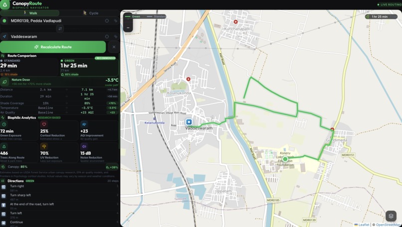 CanopyRoute – screenshot 2