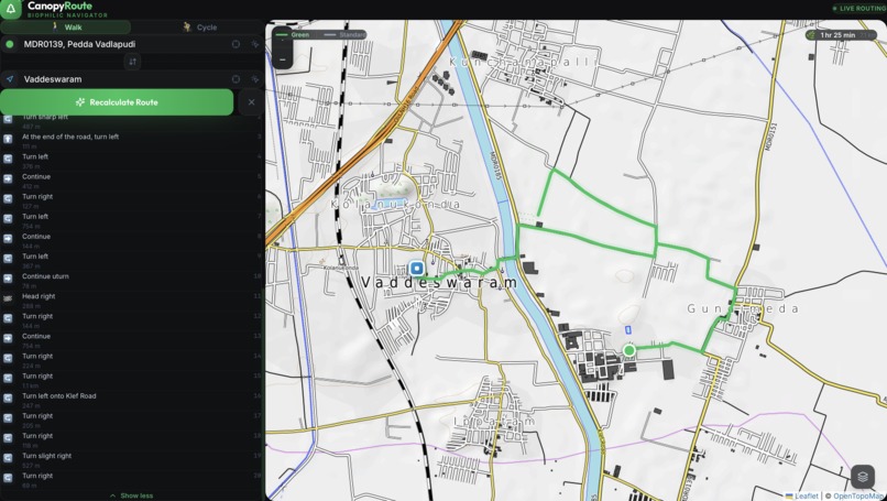 CanopyRoute – screenshot 3