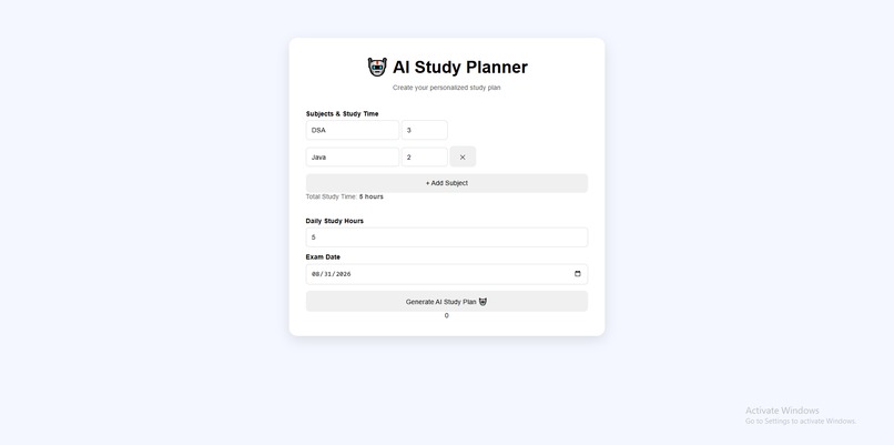 StudyFit AI – screenshot 2