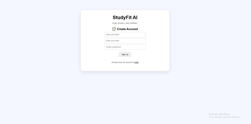 StudyFit AI – screenshot 5