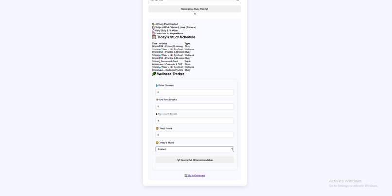StudyFit AI – screenshot 6