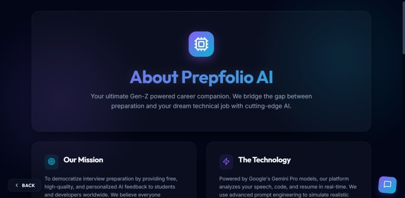 Prepfolio AI – screenshot 1