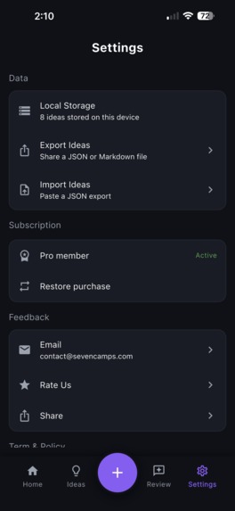 Ideary – screenshot 4