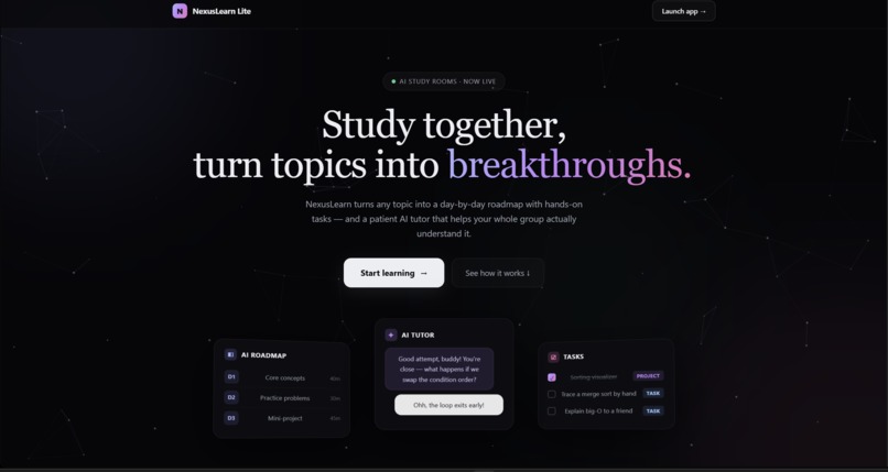 NexusLearn – screenshot 1